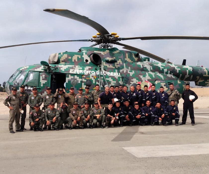 AirTEP training with the Peruvian Army